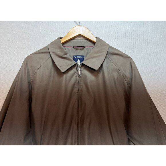 Roundtree & Yorke Full Zip Spares Jacket Long Sleeve Size XL Dark Tan Outdoors - Picture 6 of 12